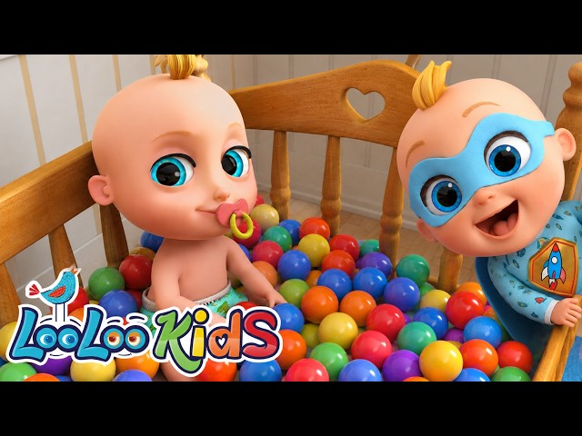 Johny Johny Yes Papa - Learn Colors with Colorful BALLS and SuperHERO - Kids Songs & Nursery Rhymes