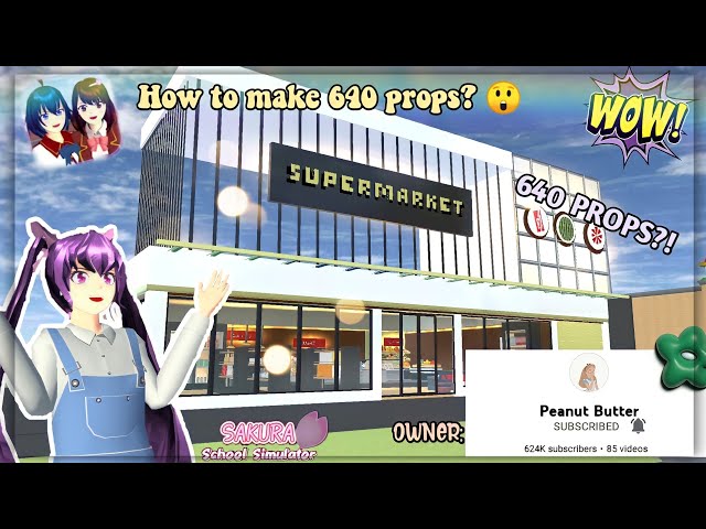 HOW TO DO THE 640 PROPS IN SAKURA SCHOOL SIMULATOR (TUTORIAL!)