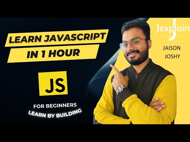 JavaScript for Beginners | Learn JavaScript in 1 Hour | JavaScript Crash Course (2025)