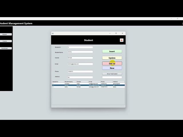 Student Management System | Java Swing & MySQL (Netbeans IDE) + Full Source Code 📂