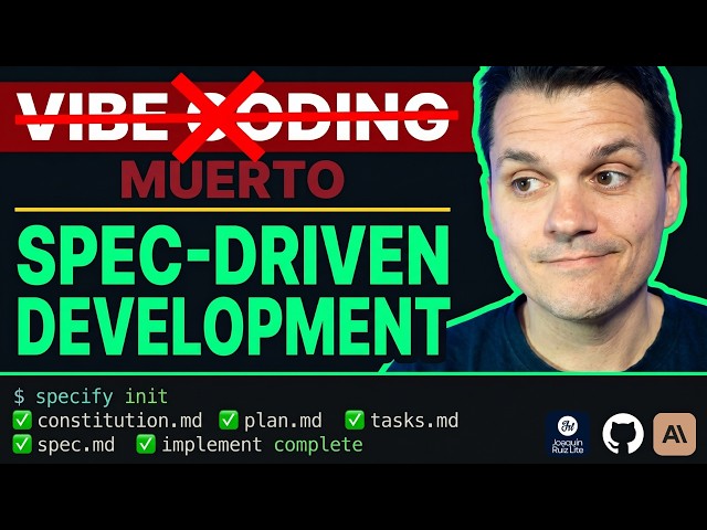 Vibe coding is DEAD: I built an app with Spec Driven Development