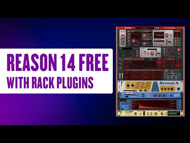 You should start using this Reason 14 Free VST Rack Plugins