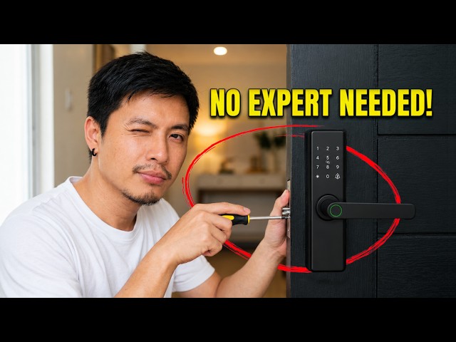 Paano Mag-Install ng Tuya Smart Door Lock F18? | DIY Tagalog Tutorial