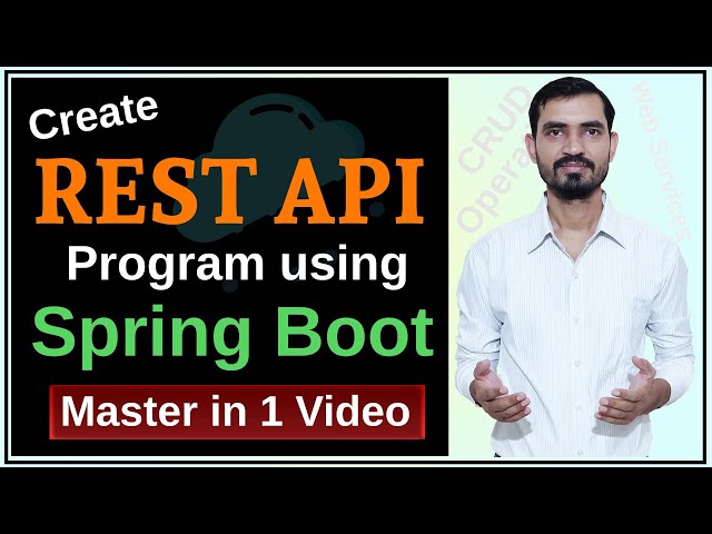 #19 Create REST API using Spring Boot - Full Course in One Video (Hindi)