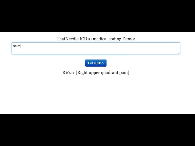 NLP for medical coding: ICD10