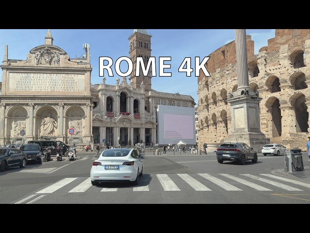 Driving Rome’s Most Beautiful Streets - Municipio I - 4K 60FPS