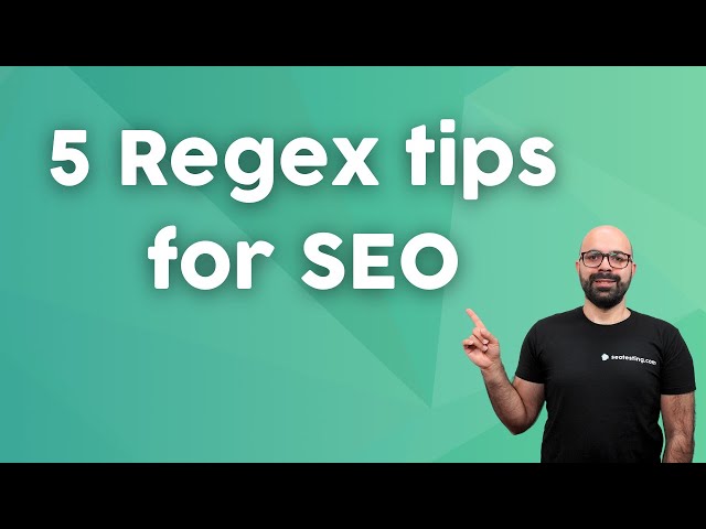 How to use RegEx in Google Search Console