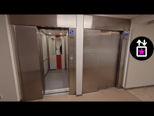 Nacka, SWE: MODERNISED BY ITK - OTIS Traction Elevators at Ektorpsvägen 2, Ektorps Centrum