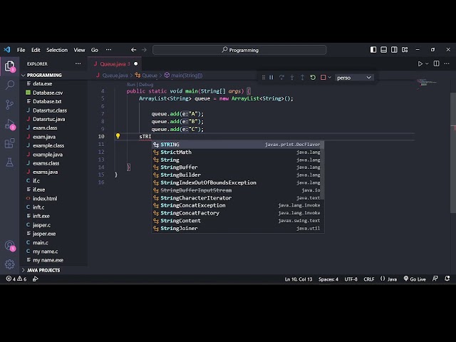 Step-by-Step Implementing Queue Data Structure in Java and Dequeuing the First Inserted Element