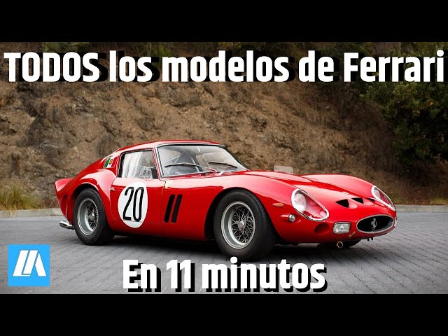 Todos los modelos de Ferrari en 11 Minutos
