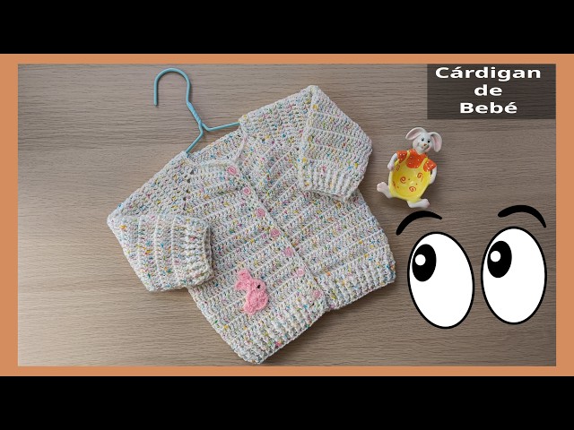 Cárdigan de bebé a Crochet: Un clásico que nunca falla