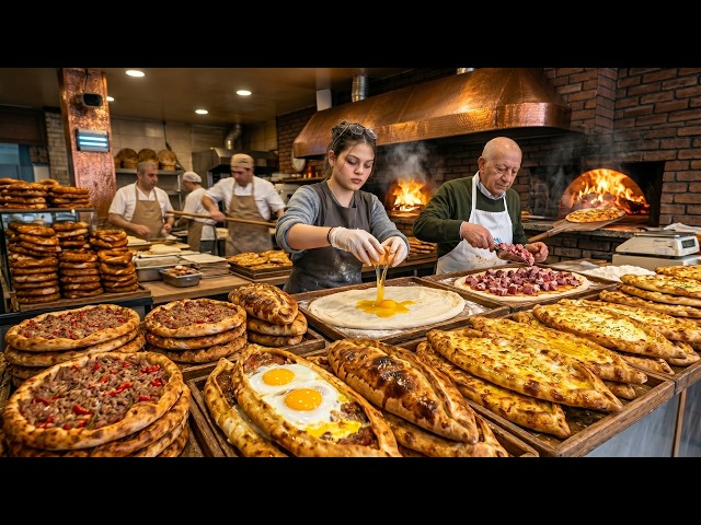 Why People Line Up for These Turkish Pides? The Full Bakery Process