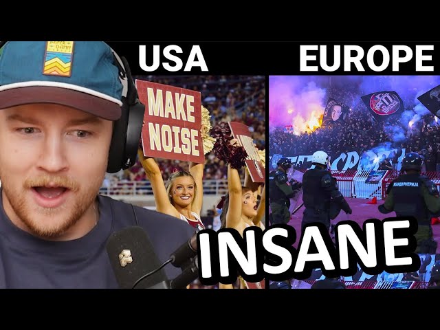 Canadian Reacts to Football fans and atmosphere USA vs Europe Pt. 2