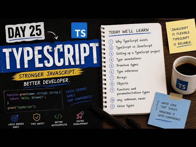Day 25: TypeScript Foundation (AI Teaches Me Full Stack)