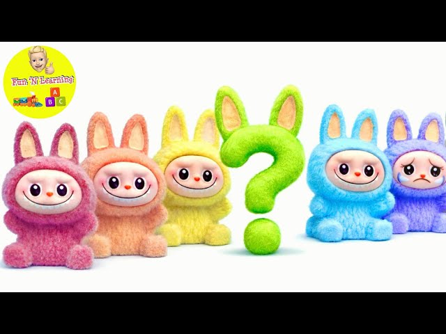 Labubu Colorful Hide-and-Seek Adventure | Fun Learn Colors for Toddlers