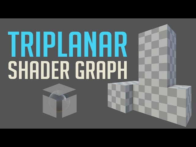 What is a Triplanar? Create A World Space UV Shader Graph for a Tileable Material - Unity Tutorial