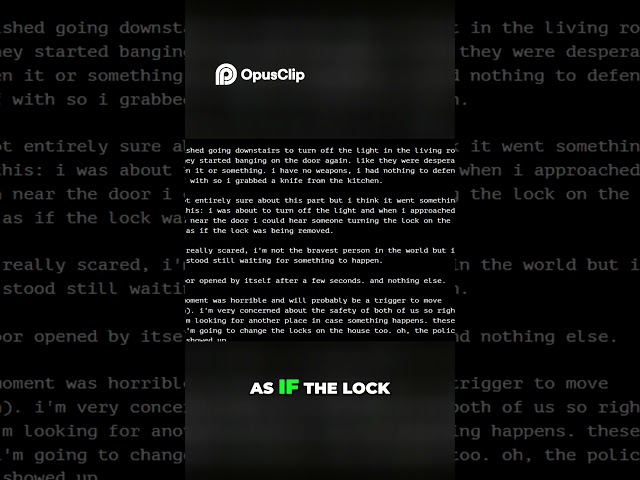 Door Opens By Itself After Lock Turns – Terrifying Intrusion 😱