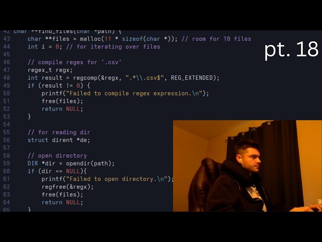 Programming Lifestyle App in C From Scratch (pt. 18)