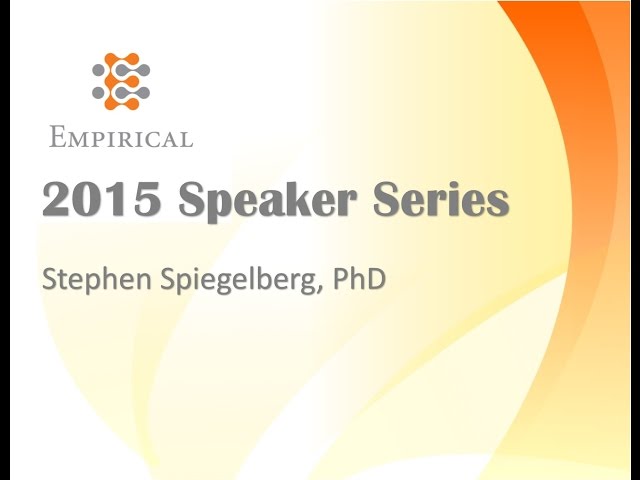 Stephen Spiegelberg, PhD: "Biomedical Applications of Hydrogels"