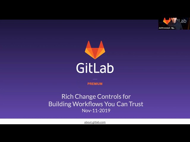 Rich Change Controls for Building Workflows you can Trust - Evening Session