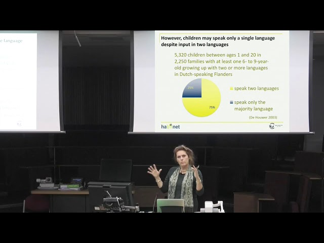 Bilingual First Language Acquisition workshop at the University of York: Prof. De Houwer