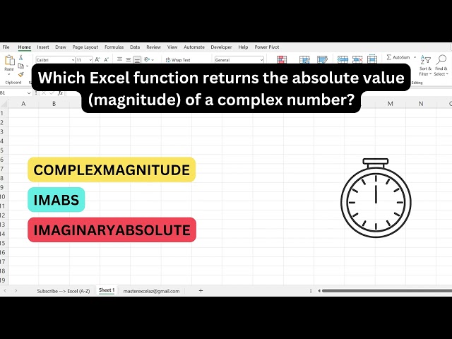 #415 - Excel formula question and answer