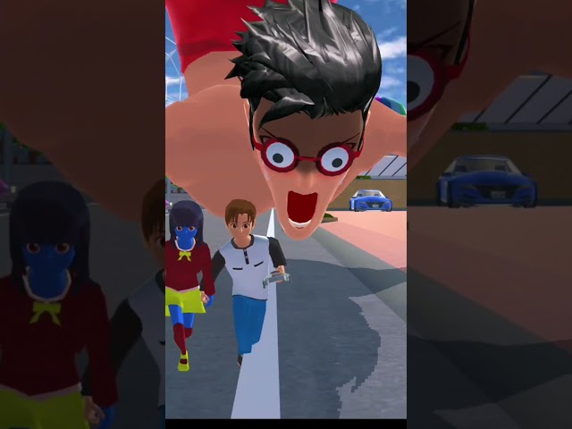 The yuta are trying to hide from a ghost! #sakuraschoolsimulator #サクラスクールシミュレーター #shorts #trending