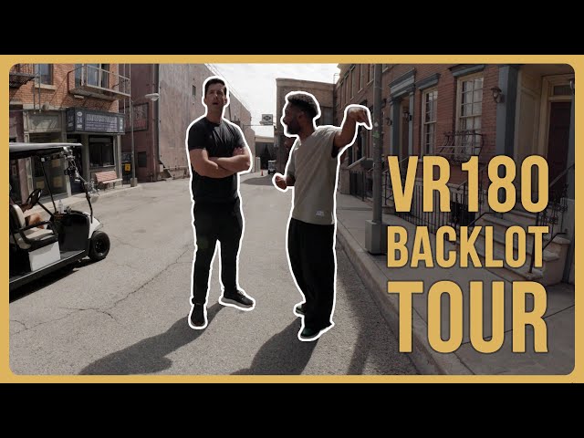 Josh Peck’s Totally UNAUTHORIZED Hollywood Studio Backlot Tour!! | VR180° POV