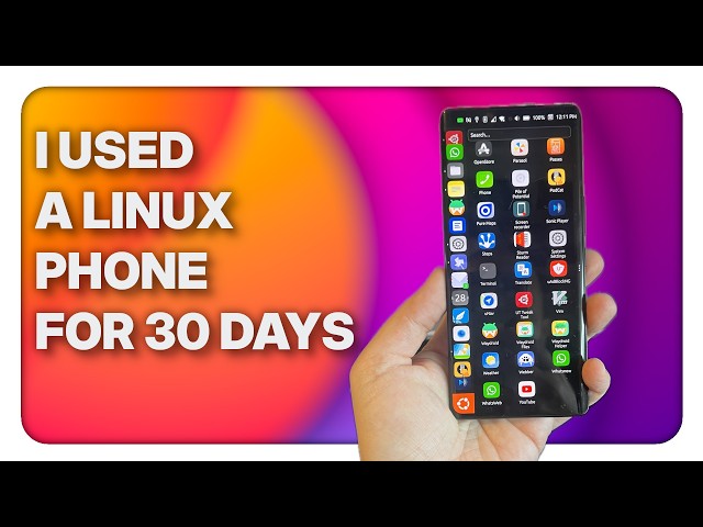 iOS and Android suck now, so I used a Linux Phone for 30 days