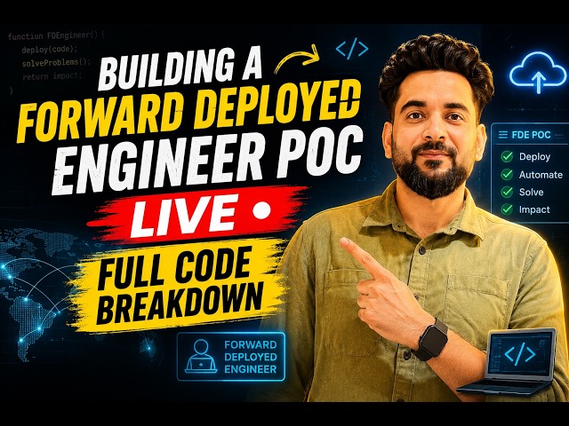 Building a Forward Deployed Engineer POC LIVE —Node JS || Gemini AI