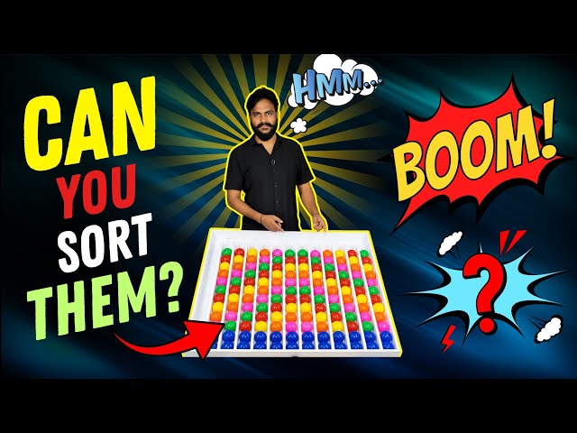 Satisfying Color Sorting Game | Can You Solve It? 🔥