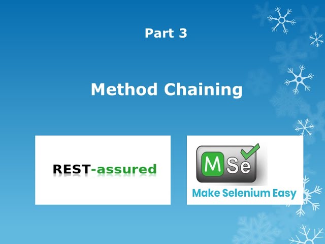 3.  Method Chaining in Java