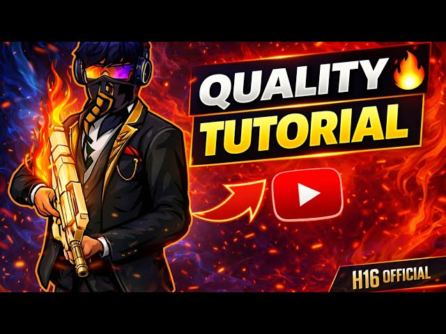 Finnally Quality Tutorial Reveal 🔥 | Quality Tutorial 😁🥀 by (H16ffofficial)