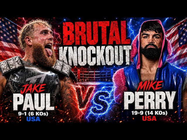 BRUTAL KNOCKOUT That Shocked The World | Jake Paul vs Mike Perry