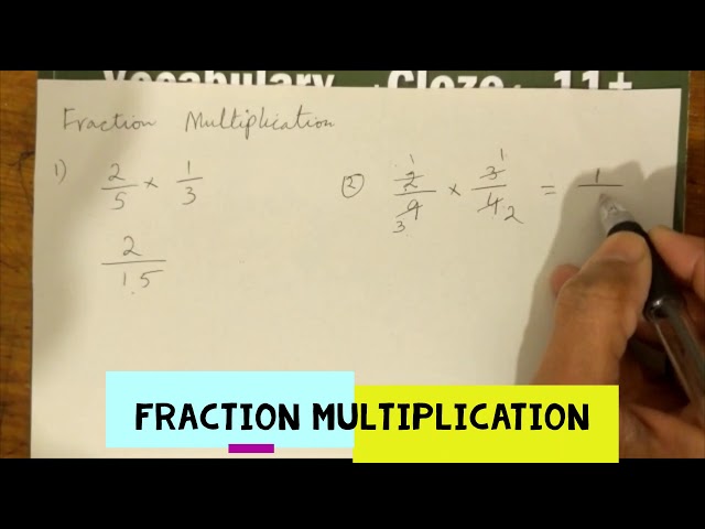 How to do Fraction Multiplication