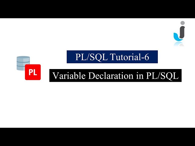 Oracle PLSQL Tutorial 6:-Variable Declaration in PL/SQL with Example in Hindi || Javainhand Tutorial