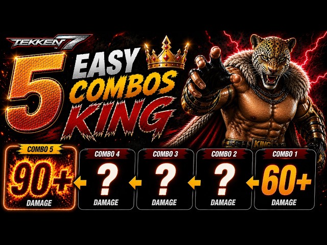 5 Easy King Combos in Tekken 7 | Hindi Tutorial