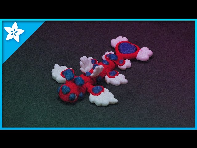 Valentines Glaucus Sea Slug #timelapse #3dprinting #adafruit