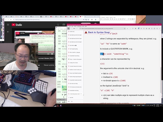 Xah Ep702 the C Printf Crime and New Syntax for String, Rock-String