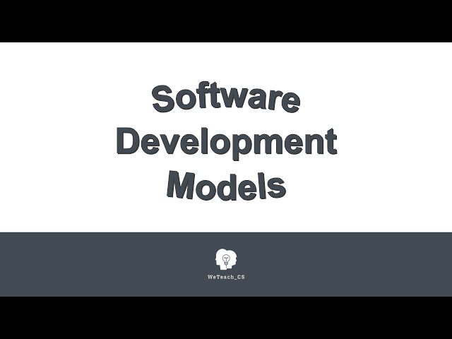 Software Development Models