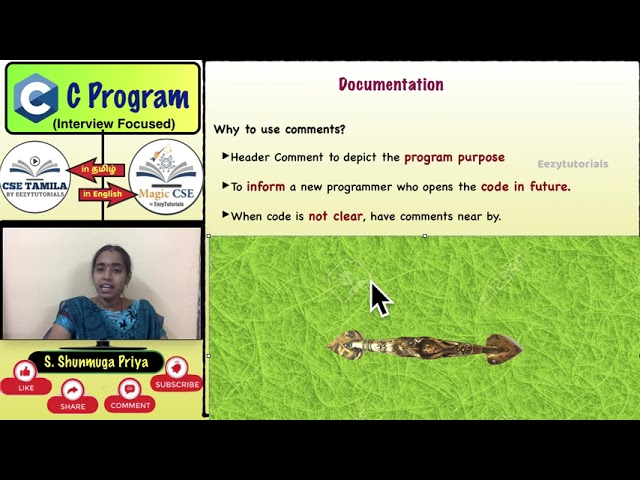 Structure of C Program | Function quick Intro | Sections in C structure| Main Function