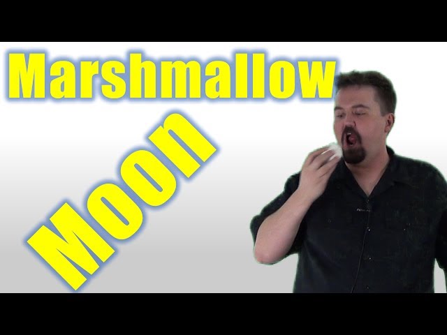 The Moon as a Marshmallow! Prove the Moon rotates on its Axis - MoT Astronomy - Earth Moon Sun