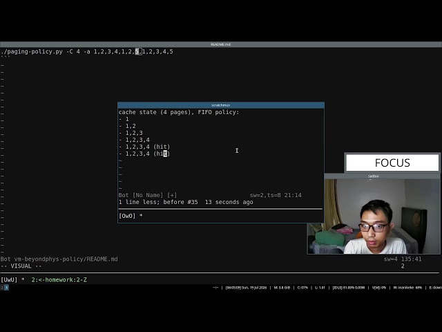 Live study: read along book "Operating Systems: Three Easy Pieces" (Part 154)