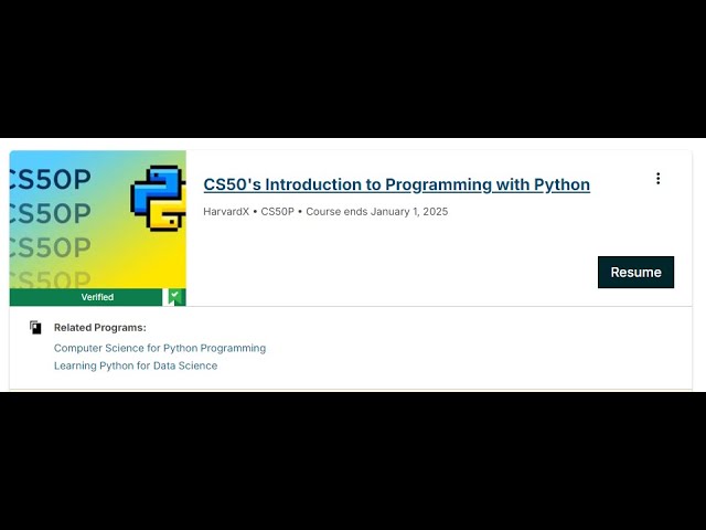 CS50’s Introduction to Programming with Python - FINAL PROJECT