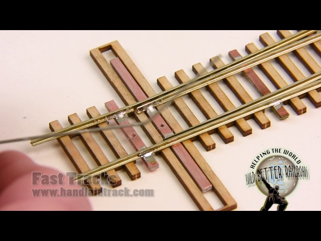Making a Over Center Spring for Manual Turnout Control