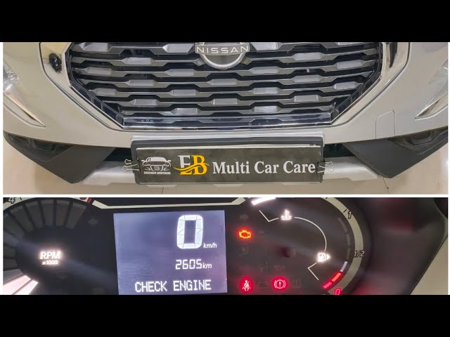 #Nissan magnite natural aspirated engine ( Check Engine Light issue )