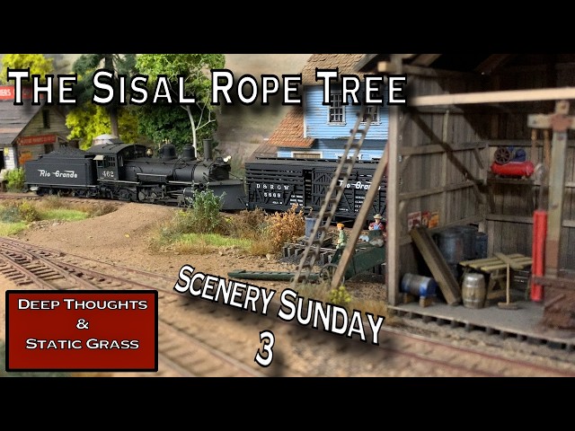 Deep Thoughts & Static Grass (Scenery Sunday 3). The Sisal Rope Tree