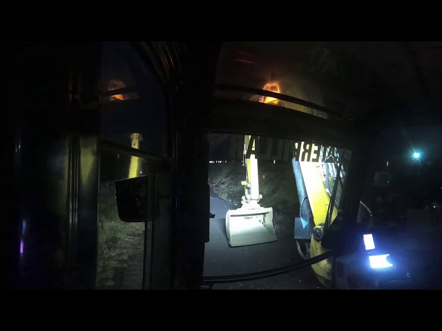 360 operator view caterpillar excavator!