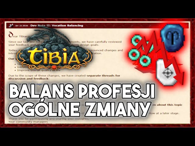 [EN] Tibia News - Vocation Balancing | General Changes! (Vocation Balancing)