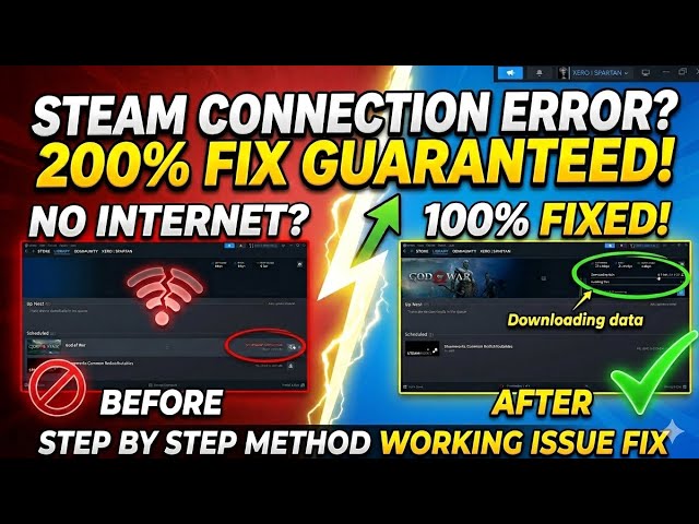 Steamtools No Internet Connection Error? Here Is The 200% Working Fix Guide!